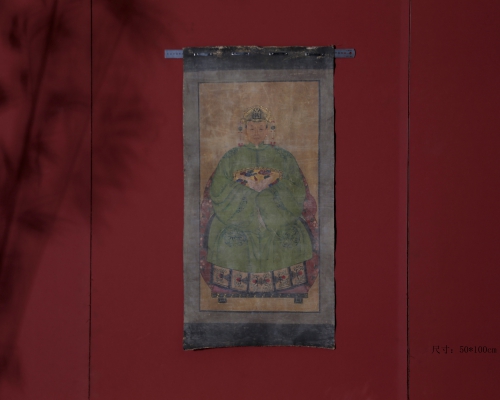 古畫#布畫#古董畫