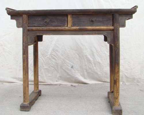 翹頭二抽桌|chinese antique table