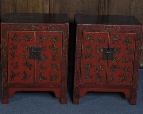 紅描金小柜工廠|Red &gilt small cabinet