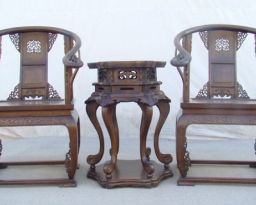 圈椅帶幾|Round-backed armchair
