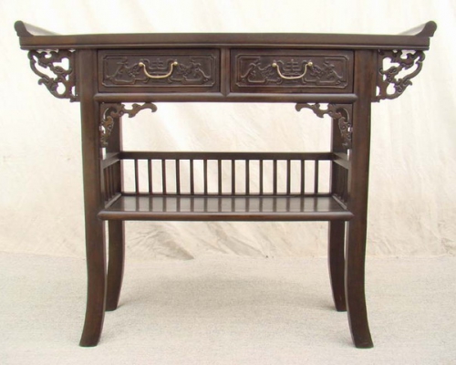 古典家具二抽翹頭桌|antique furniture--table