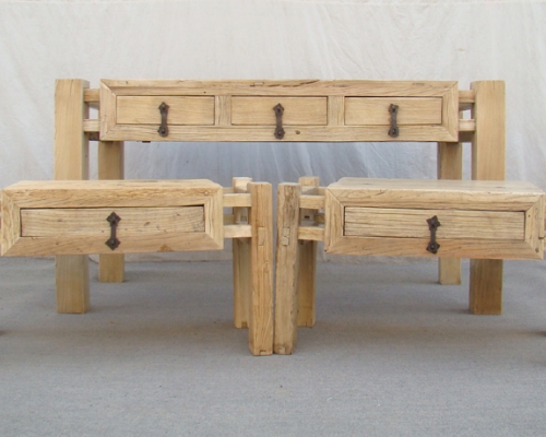 三抽兩面桌|table