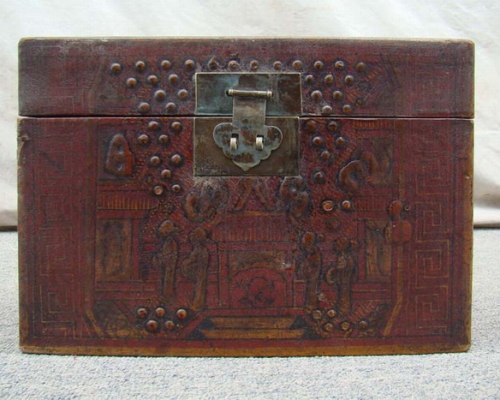 黃描金盒子|box