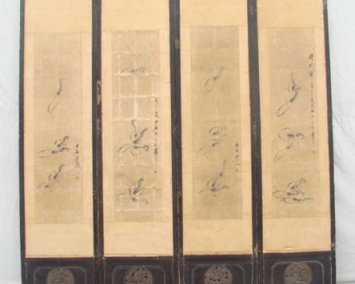 屏風|antique screen