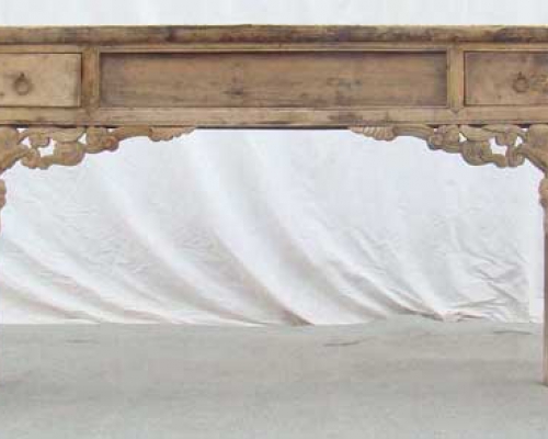 二抽條桌|long table W/two drawers