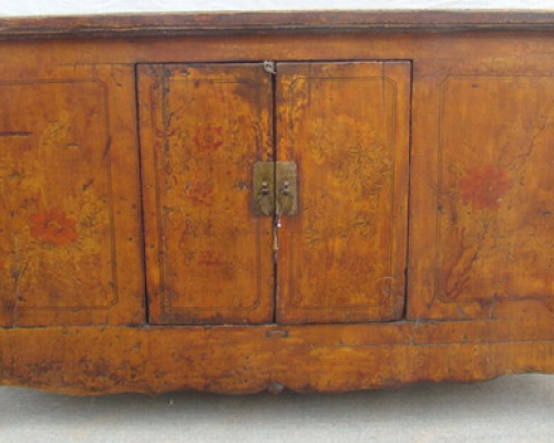 老家具描彩二門柜|antique cabinet