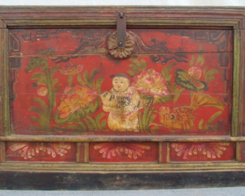描彩大箱工廠|painted trunk