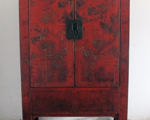 紅描金大柜