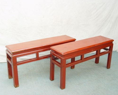 紅春凳|bench