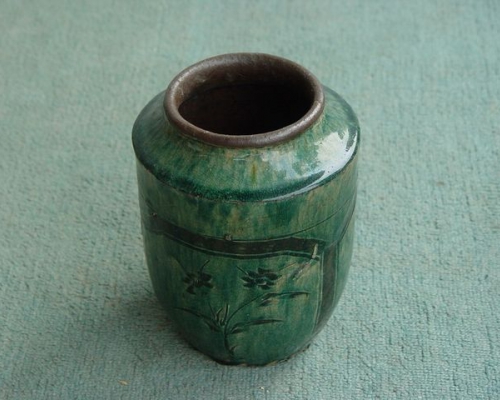 綠陶罐|Green pottery jar