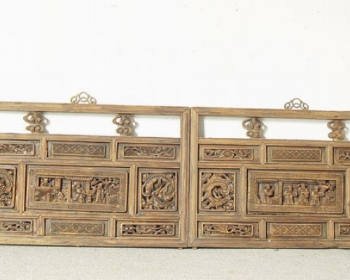 雕花掛屏|Carved hanging screen