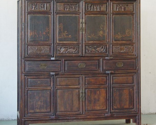 三抽四門大柜|Big cabinet w/ 4 doors & 3 drawers