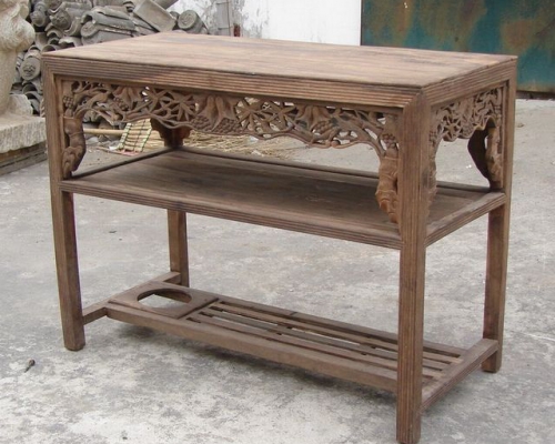 雕花半桌工廠|carving table