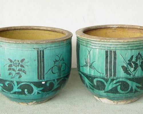 綠陶缸工廠1件|Green pottery vat