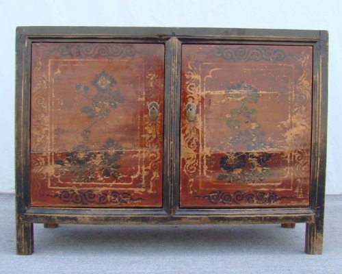 描彩二門柜高碑店|Color-painted cabinet w/ 2 doors