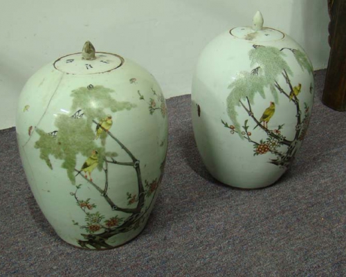 五彩瓷罐|Chinese antique funiture