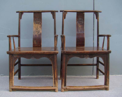 四出頭官帽椅|Armchairs with four protruding ends