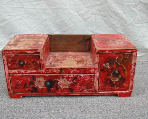 描彩首飾盒|dress box