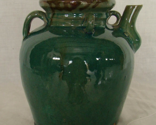 綠陶壺|pottery