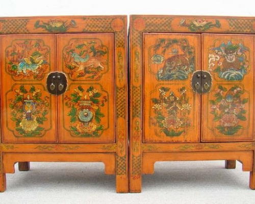 描彩小柜工廠|Color-painted small cabinet