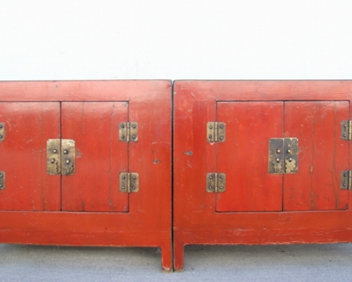 紅漆柜|Red-lacquered cabinet