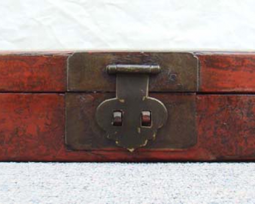紅描金盒|Red & gilt box