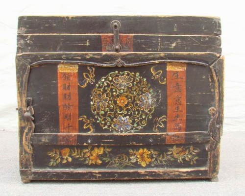 描彩小貨箱|painted trunk