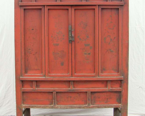 紅描金大柜工廠|Red & gilt big cabinet