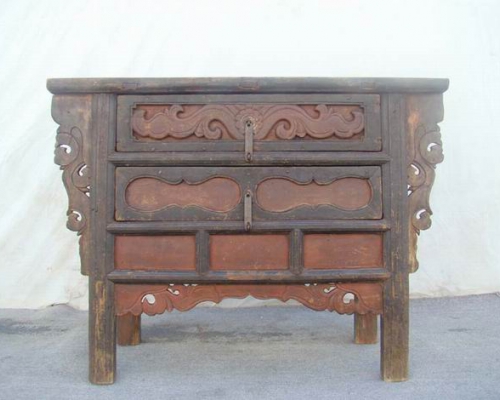 雕花二抽桌工廠|Table with 2 drawers