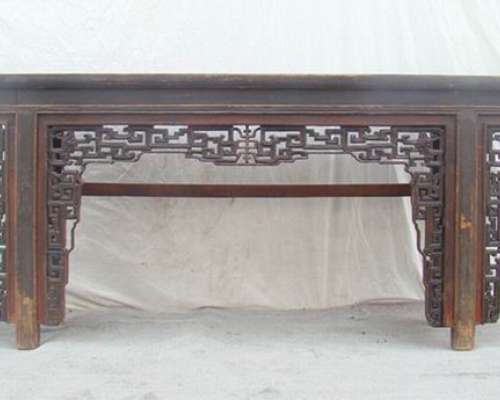 雕花平頭案|Flat-top narrow table