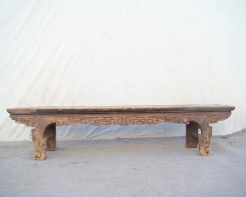 雕花長凳|caving bench