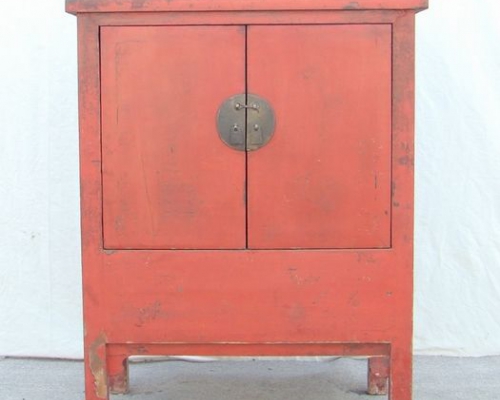 紅二門中柜|red lacquer medium cabinet