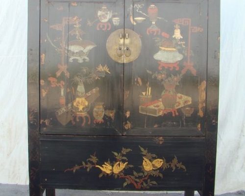 黑五彩大柜工廠|Black multicolored big cabinet