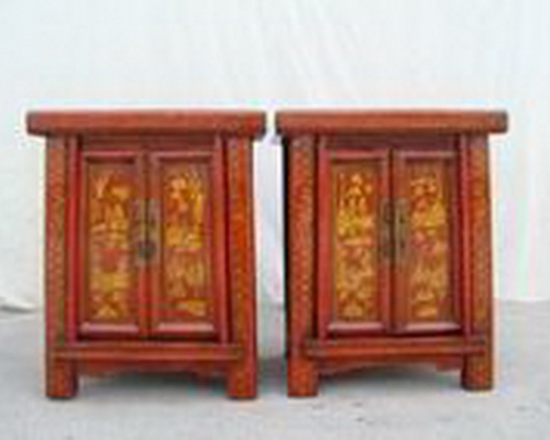 紅描金小柜|cabinet