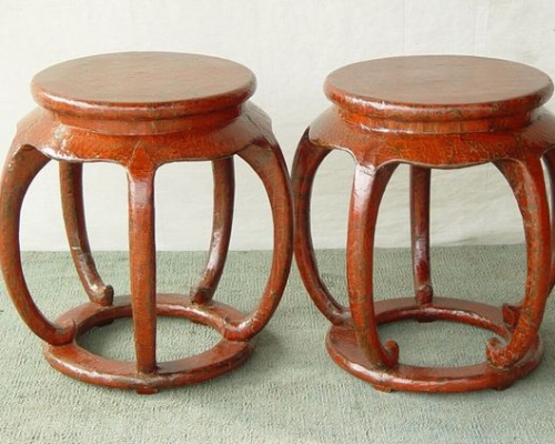 披灰圓鼓墩|stool