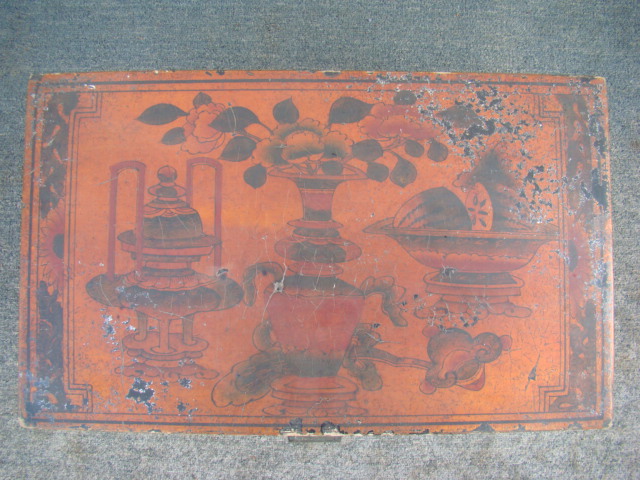 紅描金盒|gilt box