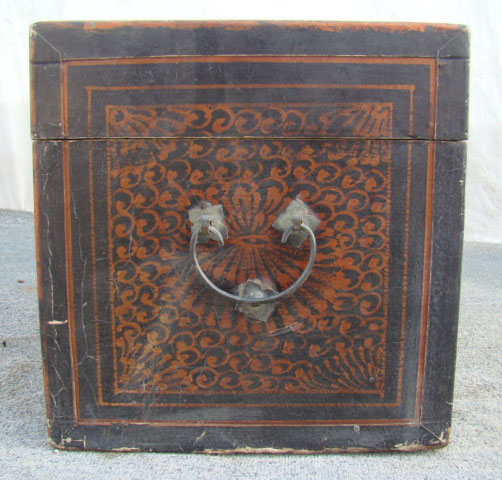 紅描金盒|gilt box