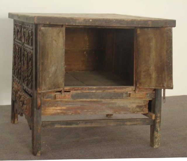 雕花二抽桌|Coffer w/2 drawers