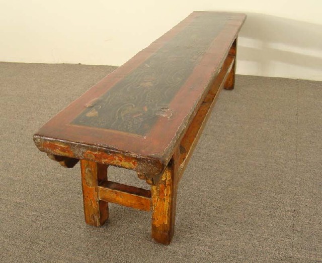 描彩長(zhǎng)凳|Depict a color bench
