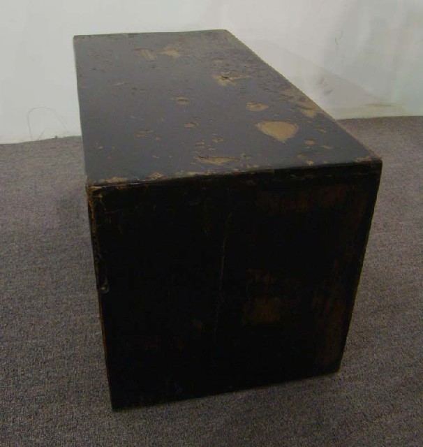 描彩二抽炕桌|Depict the color stand with two drawers