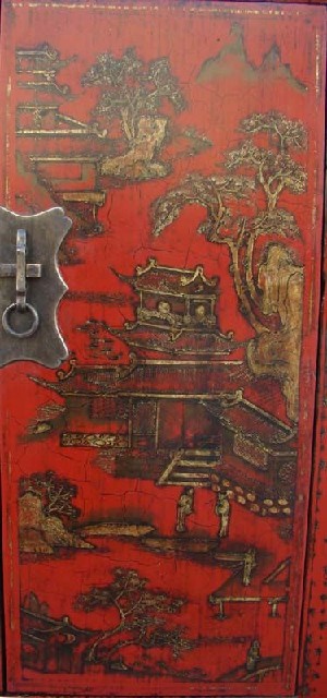紅描金小柜工廠|Red &gilt small cabinet