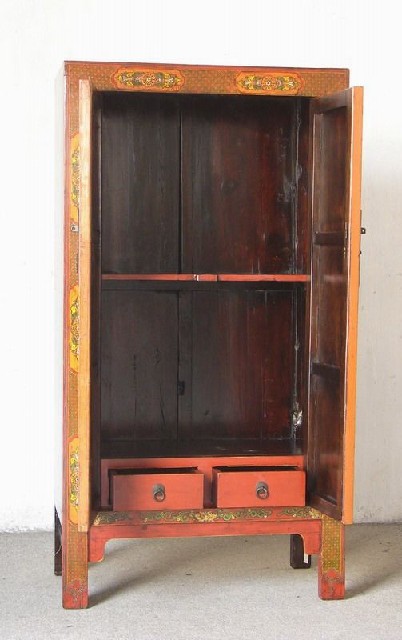 二門蒙古中柜|Mongolian cabinet w/2 drawers and 2 doors