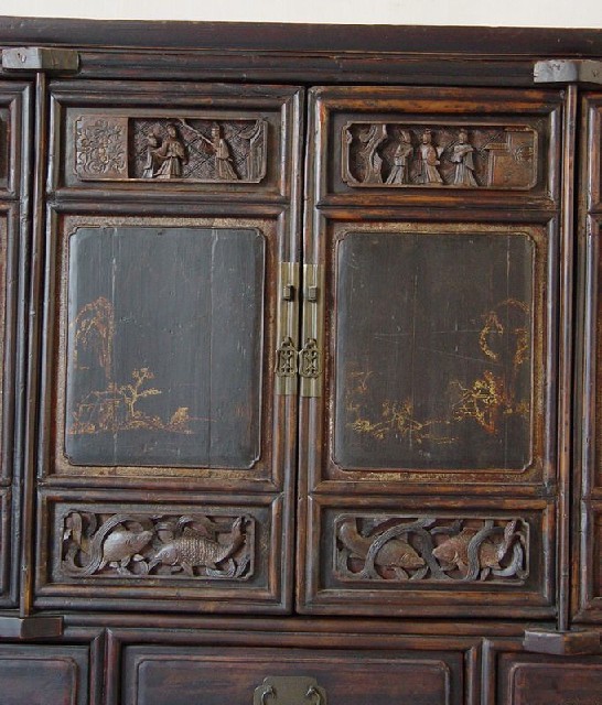 三抽四門大柜|Big cabinet w/ 4 doors & 3 drawers