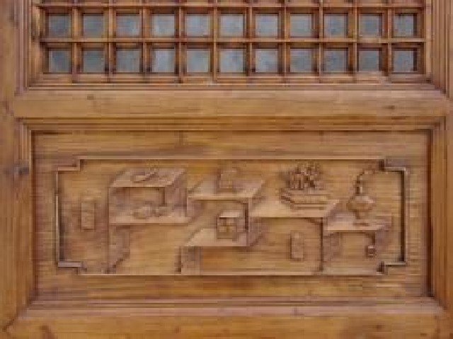 門花板|Carved doorboard