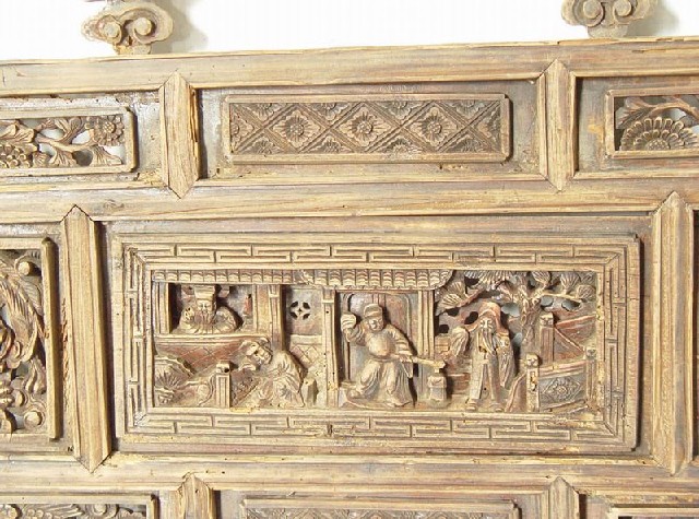 雕花掛屏|Carved hanging screen