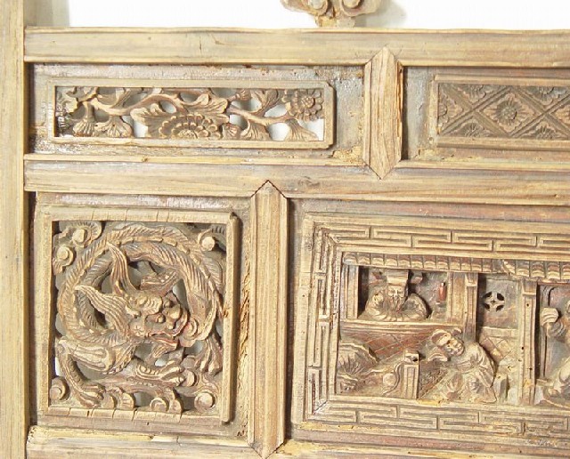 雕花掛屏|Carved hanging screen