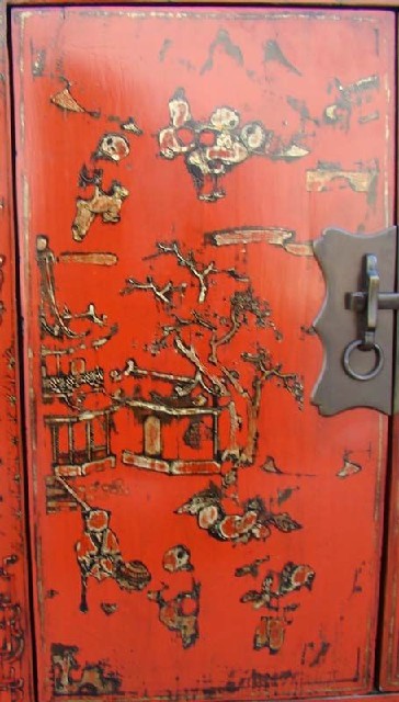 紅描金小柜工廠|Red &gilt small cabinet