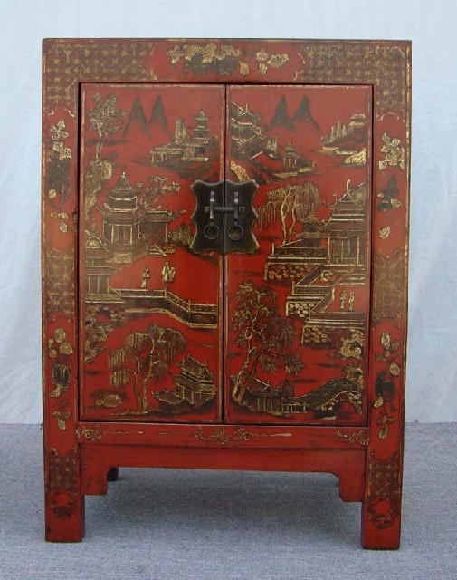 描金小柜工廠|Gold-painted/gilt small cabinet