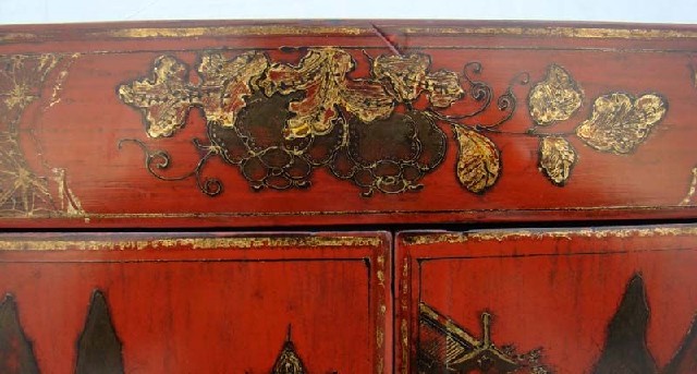 描金小柜工廠|Gold-painted/gilt small cabinet