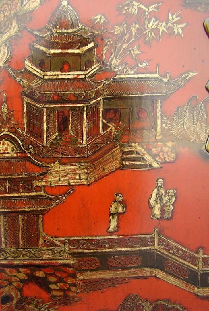 描金小柜工廠|Gold-painted/gilt small cabinet